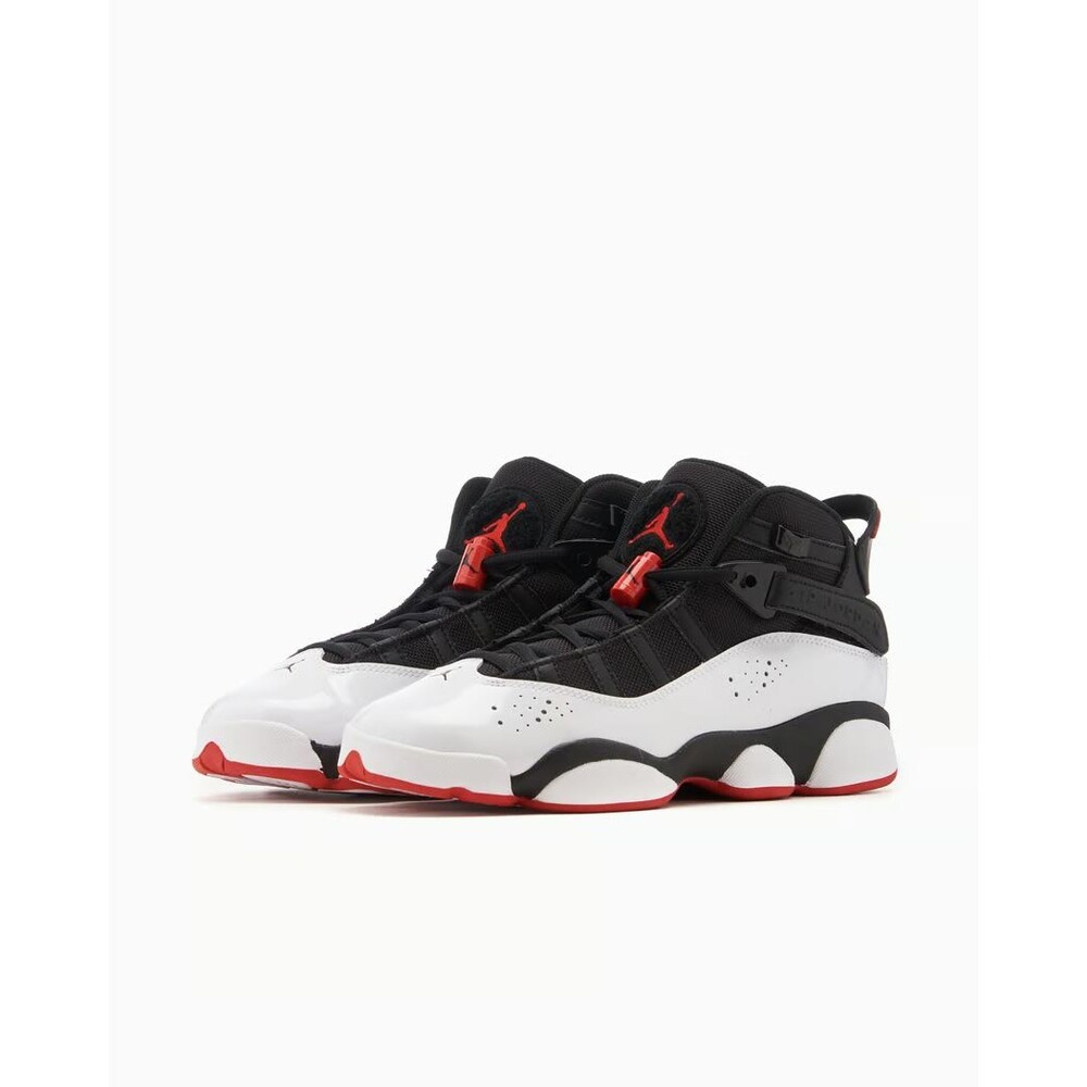 Jordan 6 Rings (GS) - 323419 067 - Black / Red - White - Young: 5Y / Womens: 6.5